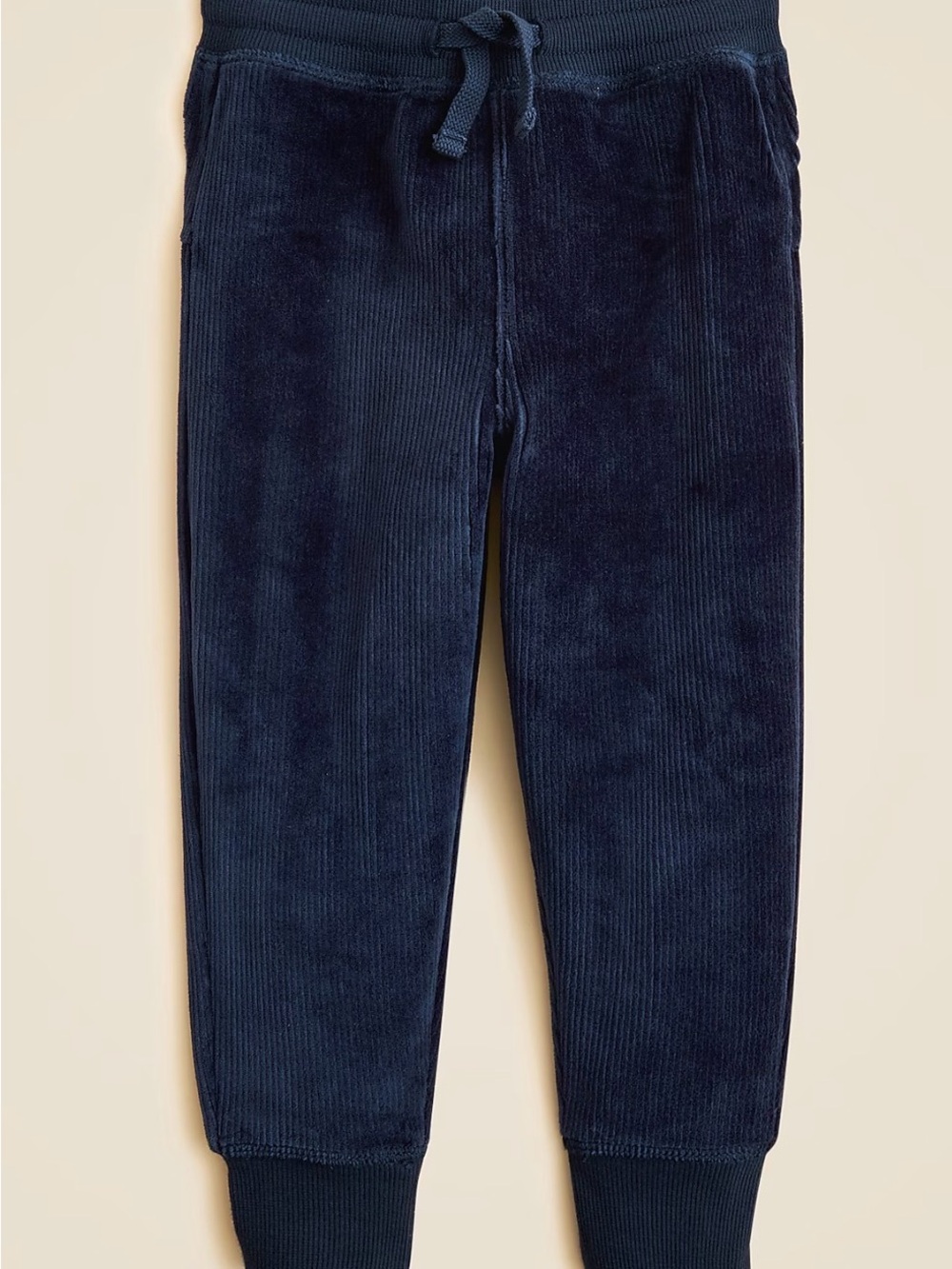 Crewcuts Navy Corduroy Jogger Pants for Kids
